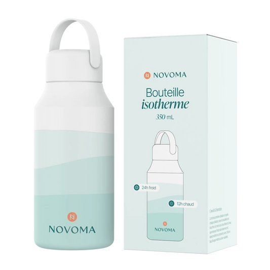 Bouteille isotherme avec packaging Novoma