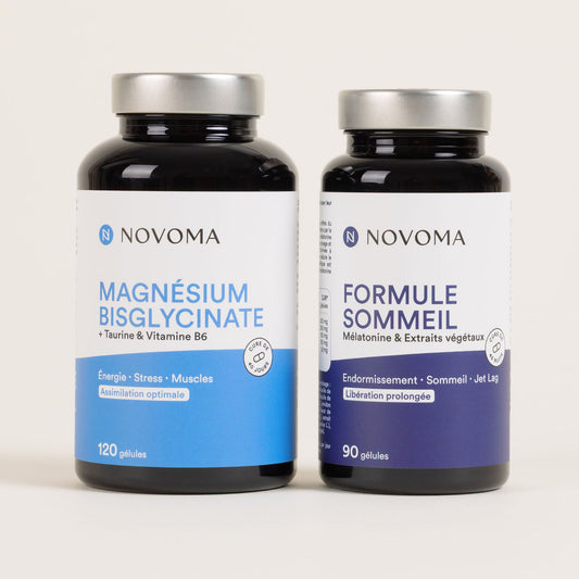 pack stress et sommeil ashwagandha bio et formule sommeil avec mélatonine