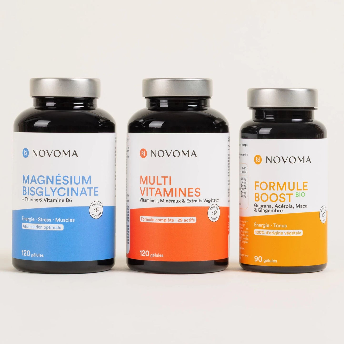 Pack Vitalité Magnésium Bisglycinate Spiruline Bio Vitamine C