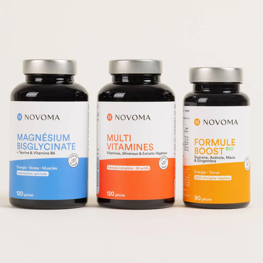 Pack Vitalité Magnésium Bisglycinate Spiruline Bio Vitamine C