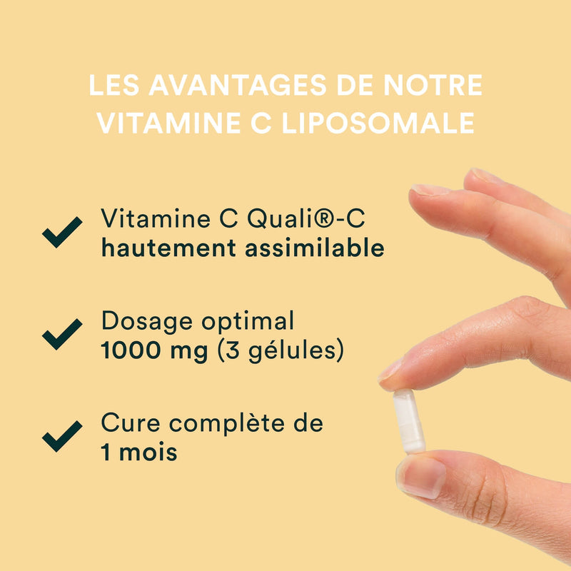 La vitamine C Liposomale pour l'immunité le tonus et la vitalité.