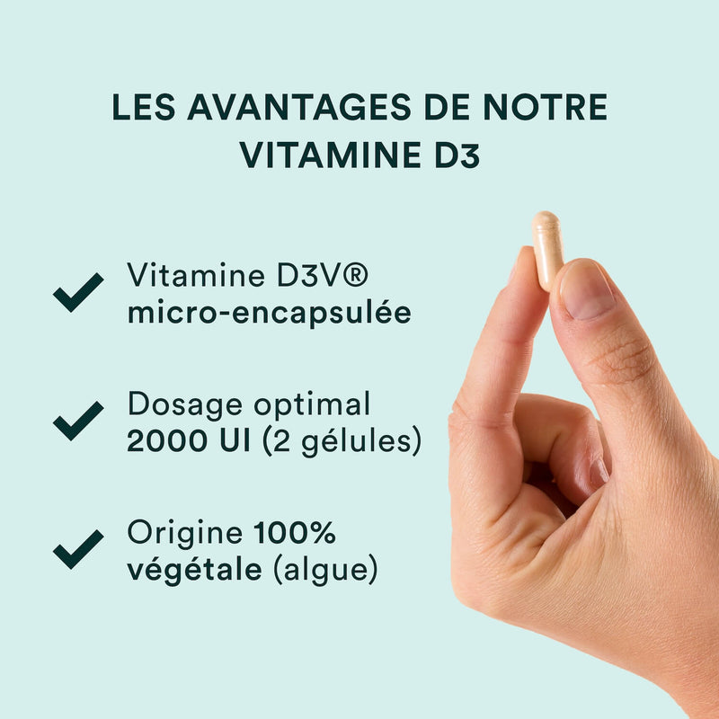 Vitamine D3 immunité os muscles