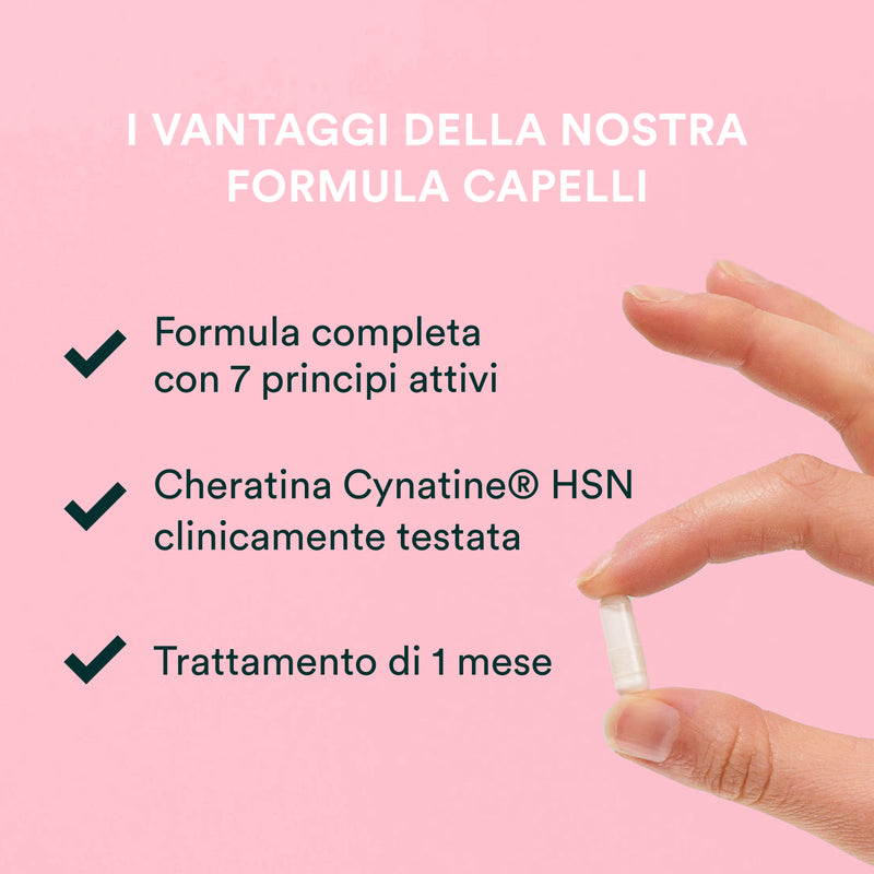 italien - avantages formule cheveux