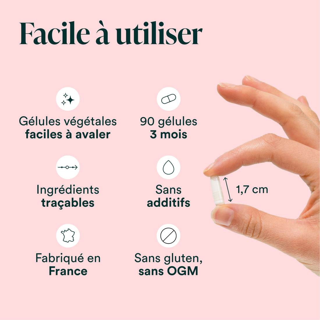 Facile à utiliser