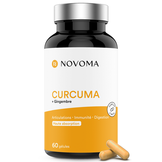 Curcuma Novoma avec gélules