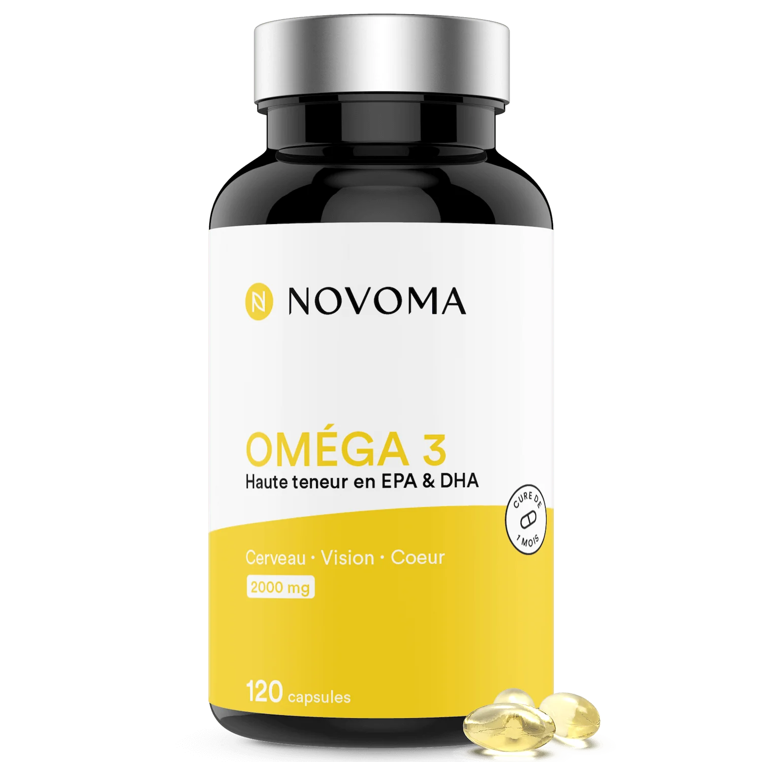 complément alimentaire oméga 3 huile de poisson en capsules novoma