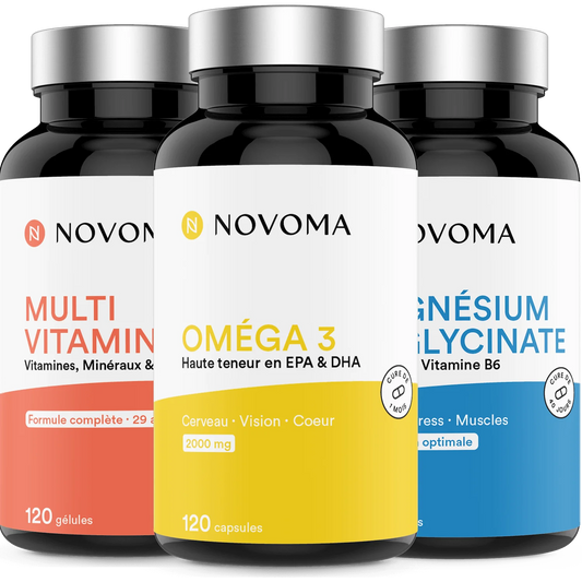 Pack les indispensables multivitamines oméga 3 magnésium