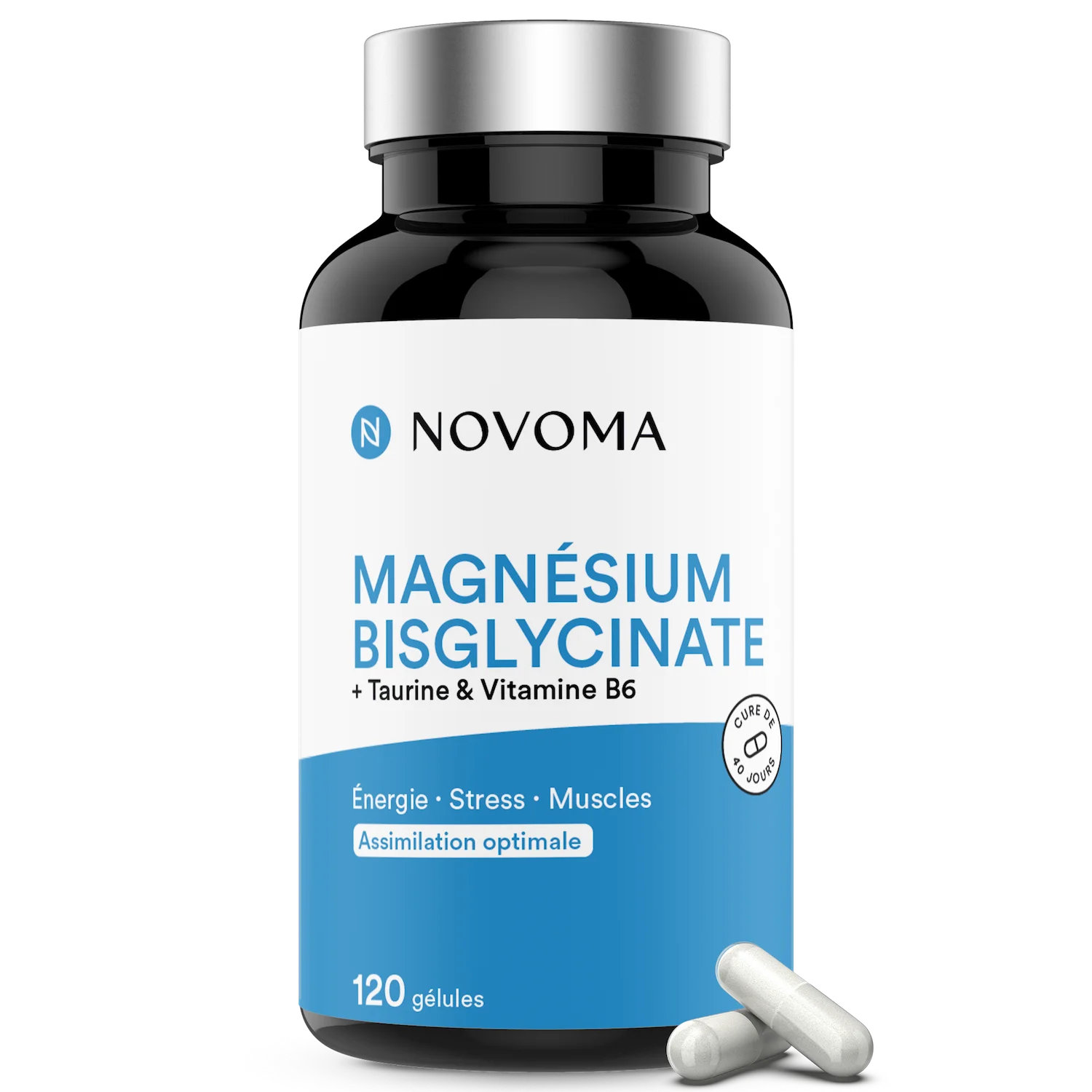 magnésium bisglycinate taurine vitamine b6 novoma