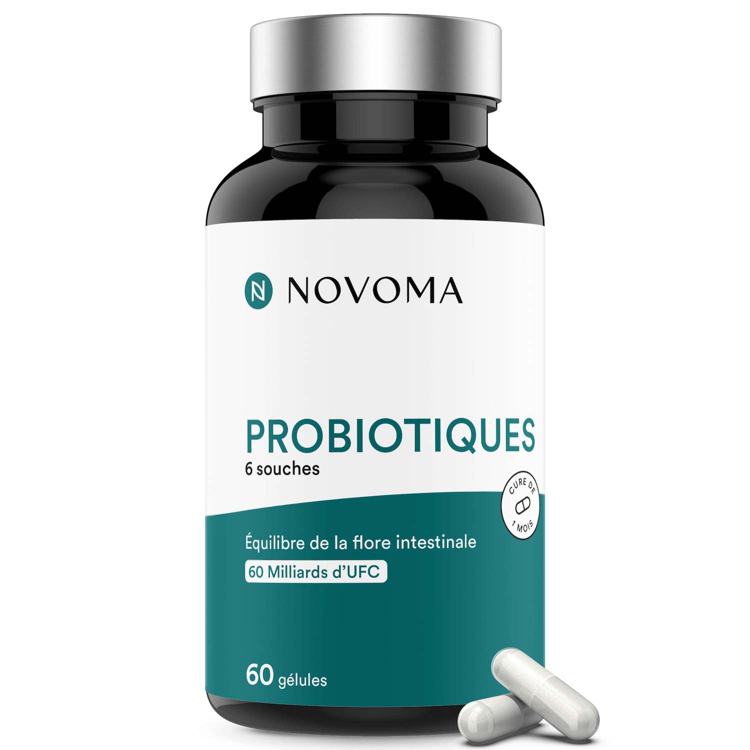 probiotiques novoma 6 souches 60 Mds UFC