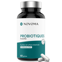 probiotiques novoma 6 souches 60 Mds UFC