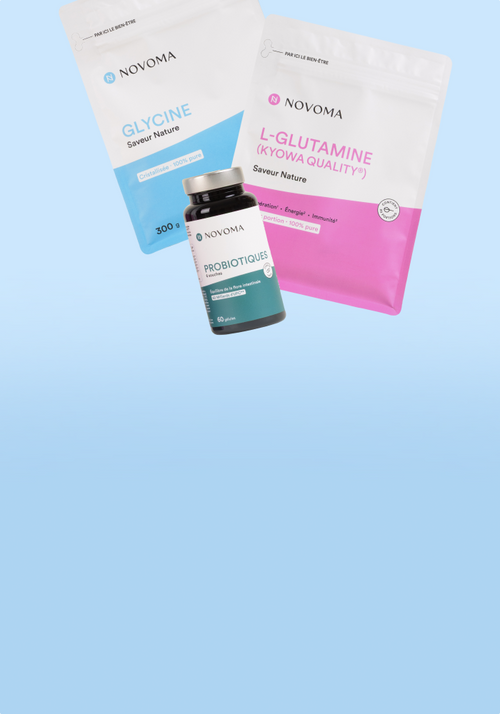 glycine, l-glutamine et probiotiques