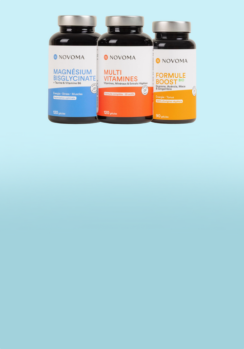 magnésium, multivitamines et formule boost