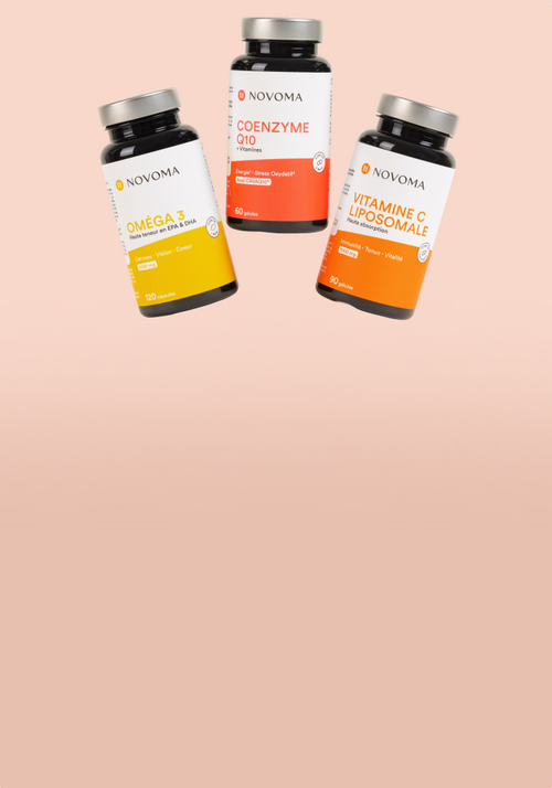 Oméga 3, Coenzyme Q10 et Vitamine C Liposomale 