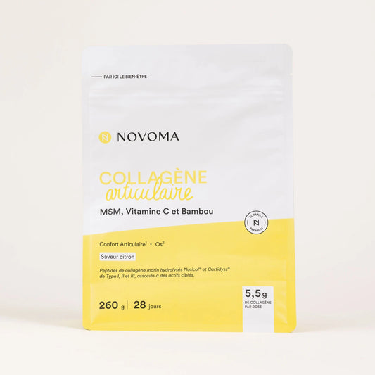 Sachet de Collagène articulaire Novoma, collagènes Naticol® et Cartidyss® avec OptiMSM®