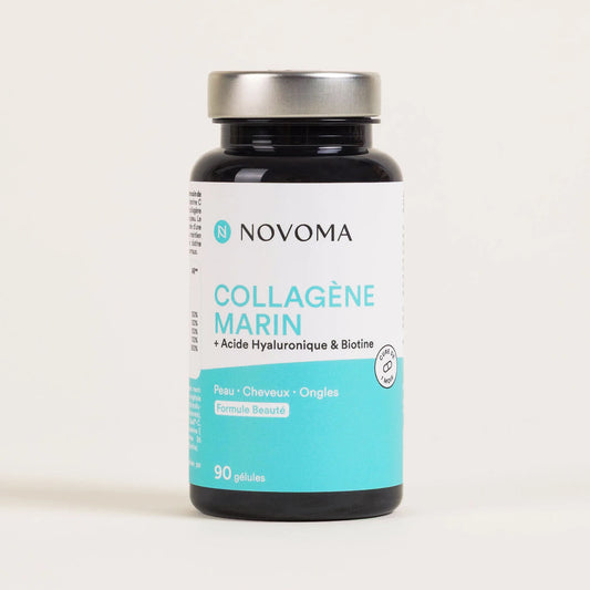 Pilulier de Collagène Marin Novoma, gélules de collagène Naticol® et acide hyaluronique