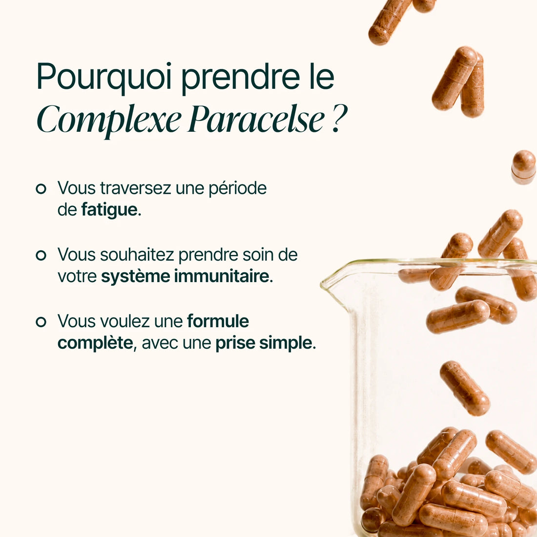Pourquoi prendre le Complexe Paracelse : fatigue, système immunitaire, formule complète en une prise