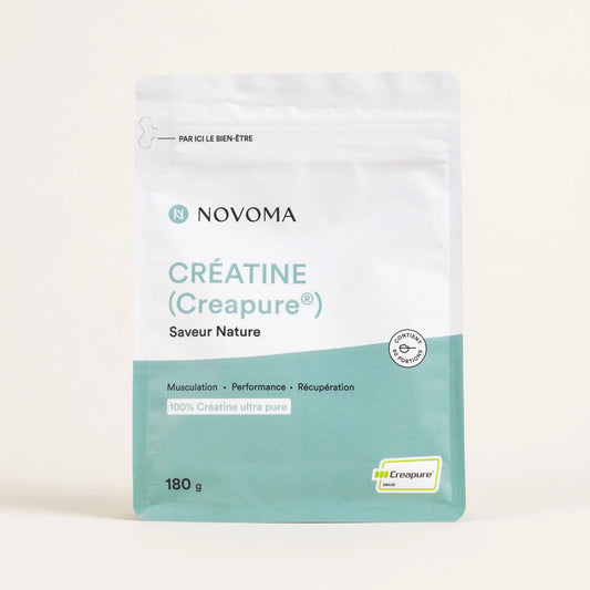 Sachet de Créatine Creapure® en Poudre Novoma, créatine monohydrate