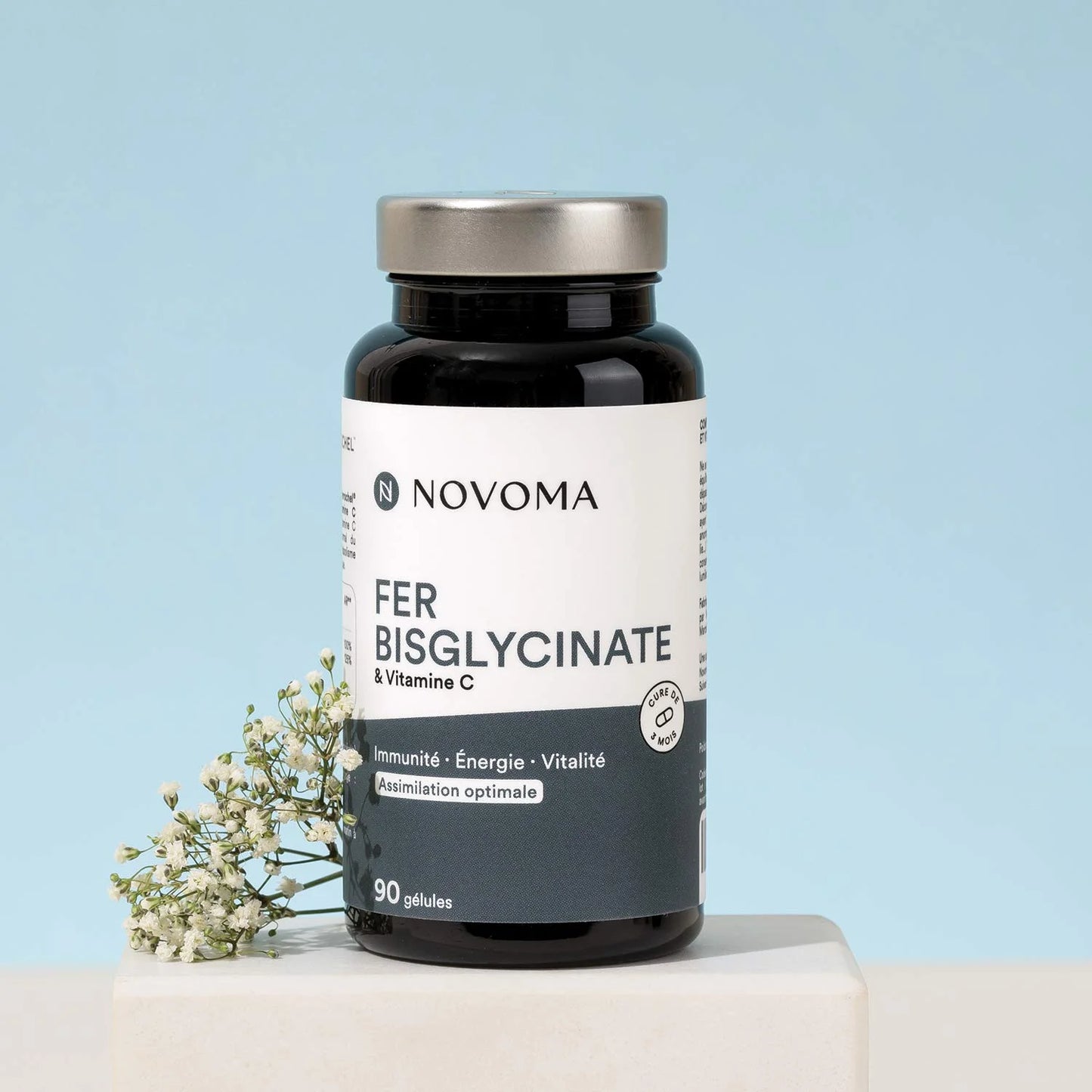 complément alimentaire Fer Bisglycinate Ferrochel Novoma avec Vitamine C