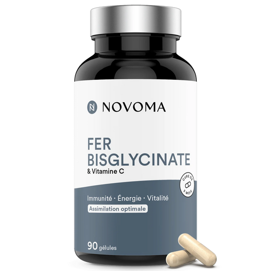 Fer bisglycinate immunité énergie vitalité Novoma