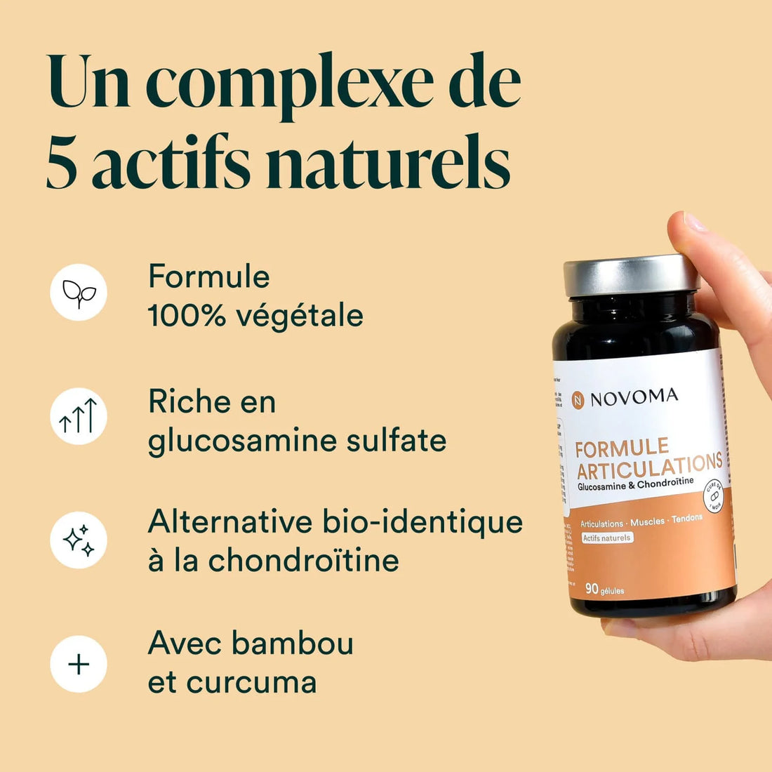 formule articulations novoma glucosamine Phytodroitin chondroïtine