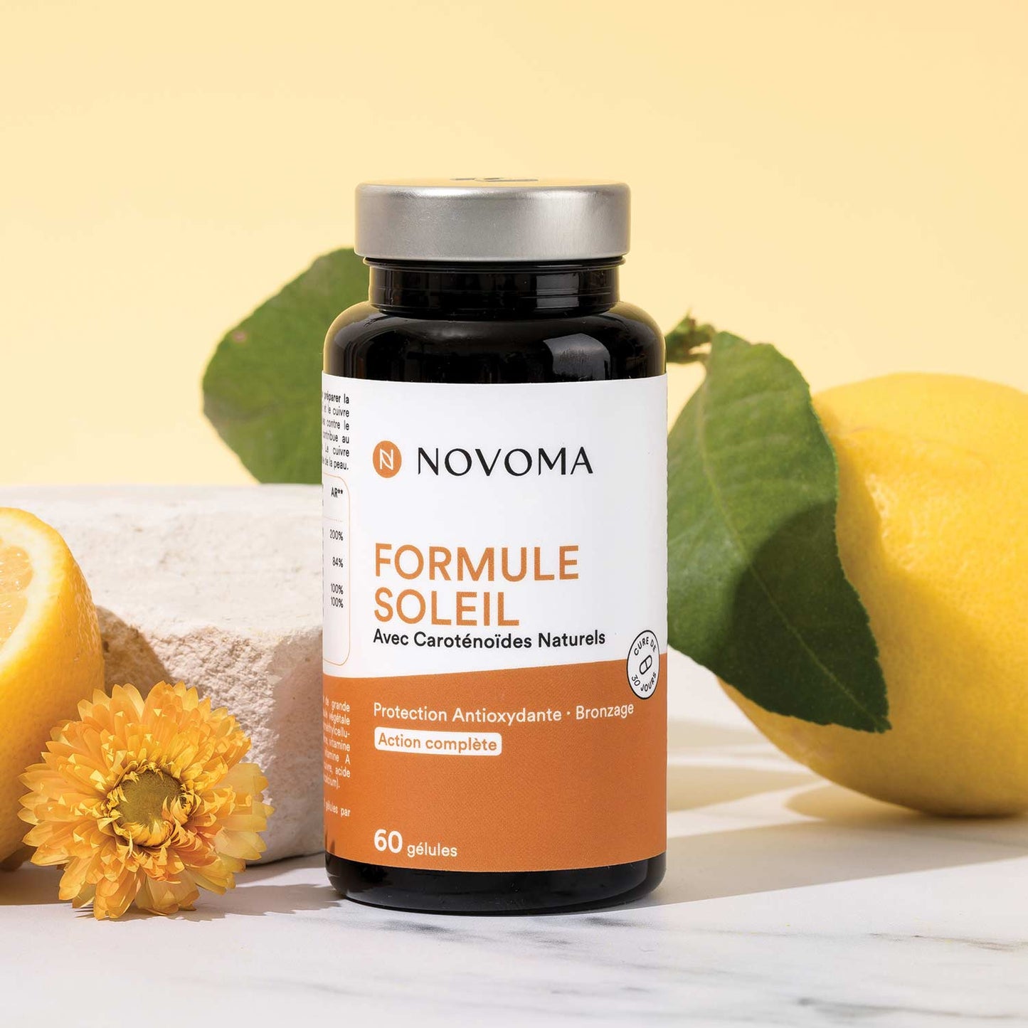 Formule Soleil Novoma protection antioxydante complément alimentaire solaire