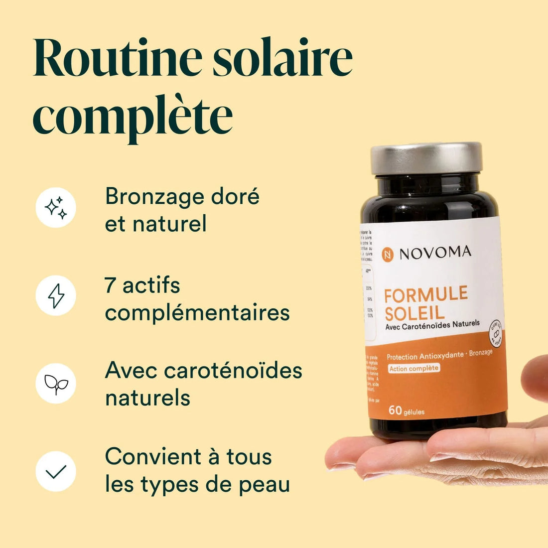 complément solaire naturel active prolonge bronzage