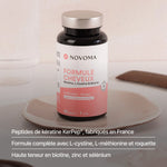 Formule Cheveux : peptides de kératine KerPep® fabriqués en France, biotine, zinc et sélénium