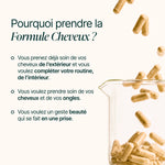 Pourquoi prendre la Formule Cheveux : routine cheveux et ongles de l'intérieur, en une prise