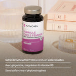Formule Cycle Féminin : safran Affron®, gingembre, magnésium et vitamine B6, sans isoflavones