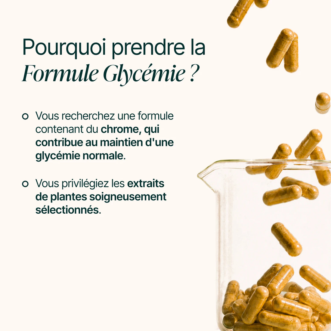 Pourquoi prendre la Formule Glycémie : chrome pour une glycémie normale et extraits de plantes