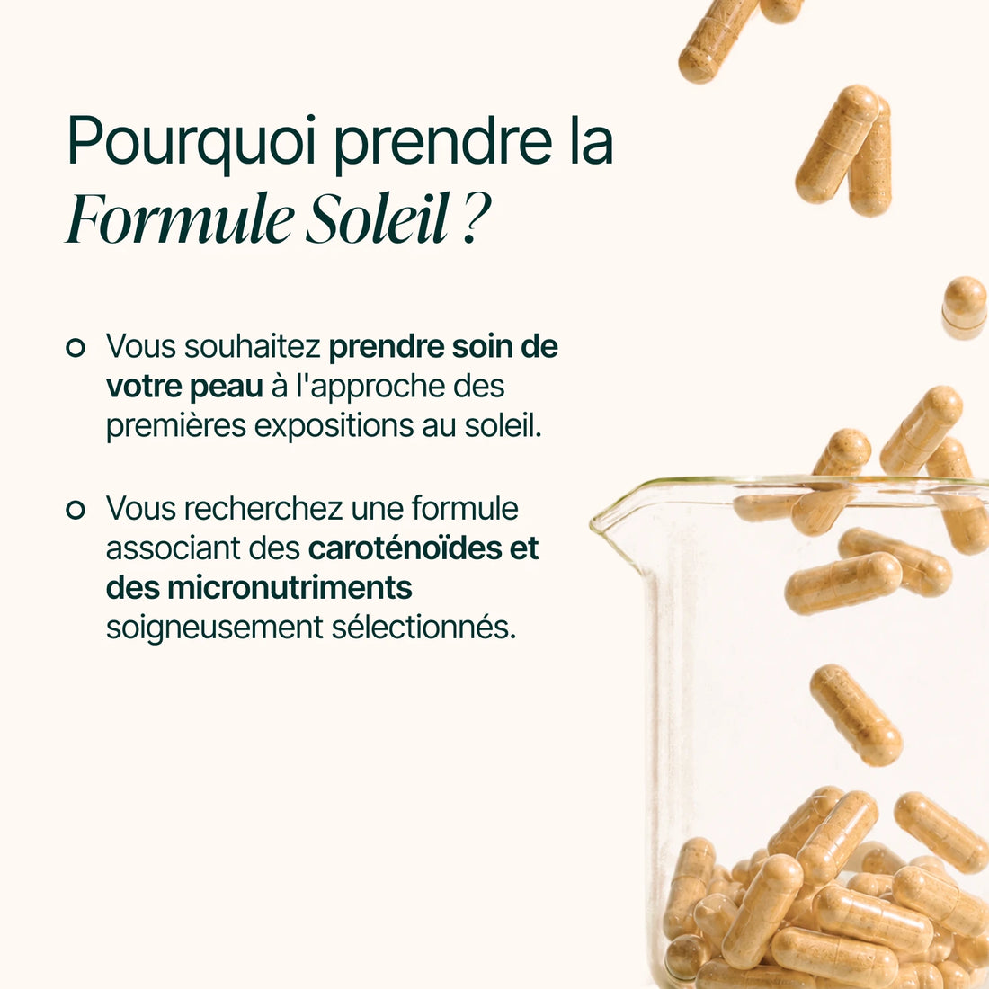 Pourquoi prendre la Formule Soleil : préparer sa peau au soleil avec caroténoïdes et micronutriments