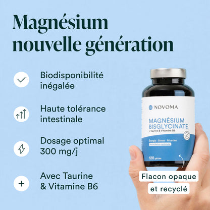 complément alimentaire Magnésium bisglycinate Novoma