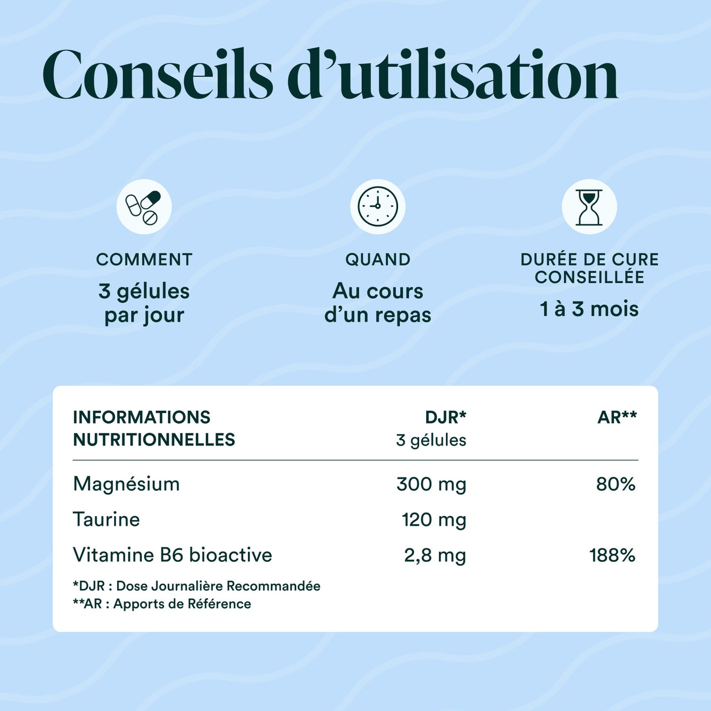 Magnésium bisglycinate vitamine B6