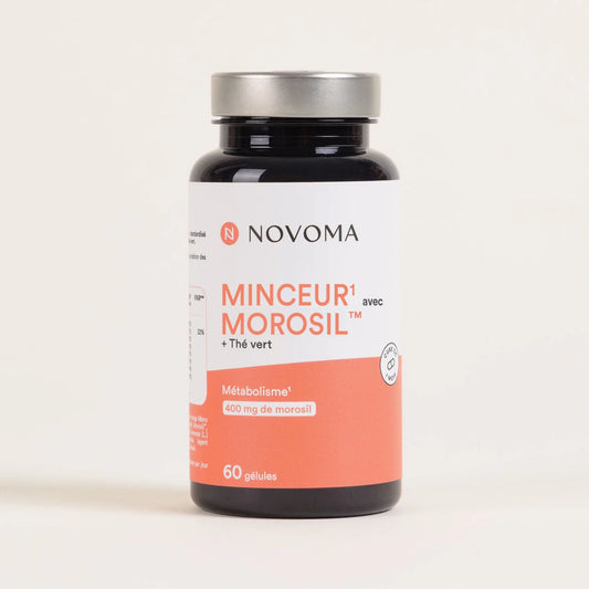 Pilulier de Minceur Morosil™ Novoma, gélules d'orange sanguine Moro et thé vert