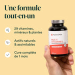 Multivitamines vitamines minéraux plantes Novoma