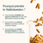 Pourquoi prendre le Multivitamines : alimentation peu variée, fatigue et activité physique