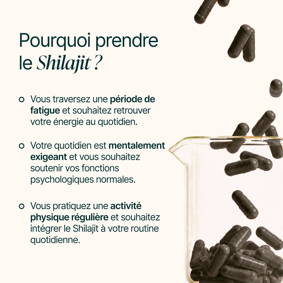 Pourquoi prendre le Shilajit : énergie au quotidien et fonctions psychologiques normales