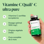 Vitamine C Quali®-C 1000 mg Novoma système immunitaire vitalité fatigue