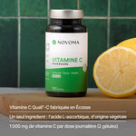 Vitamine C et agrumes : Quali®-C fabriquée en Écosse, 1 000 mg par jour pour 2 gélules