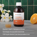 Flacon de Vitamine C liposomale liquide : Quali®-C, 1 000 mg de vitamine C pour 5 ml