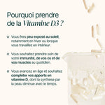 Pourquoi prendre de la Vitamine D3 : peu de soleil en hiver, immunité, os et muscles