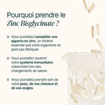 Pourquoi prendre le Zinc Bisglycinate : immunité, peau, cheveux et ongles