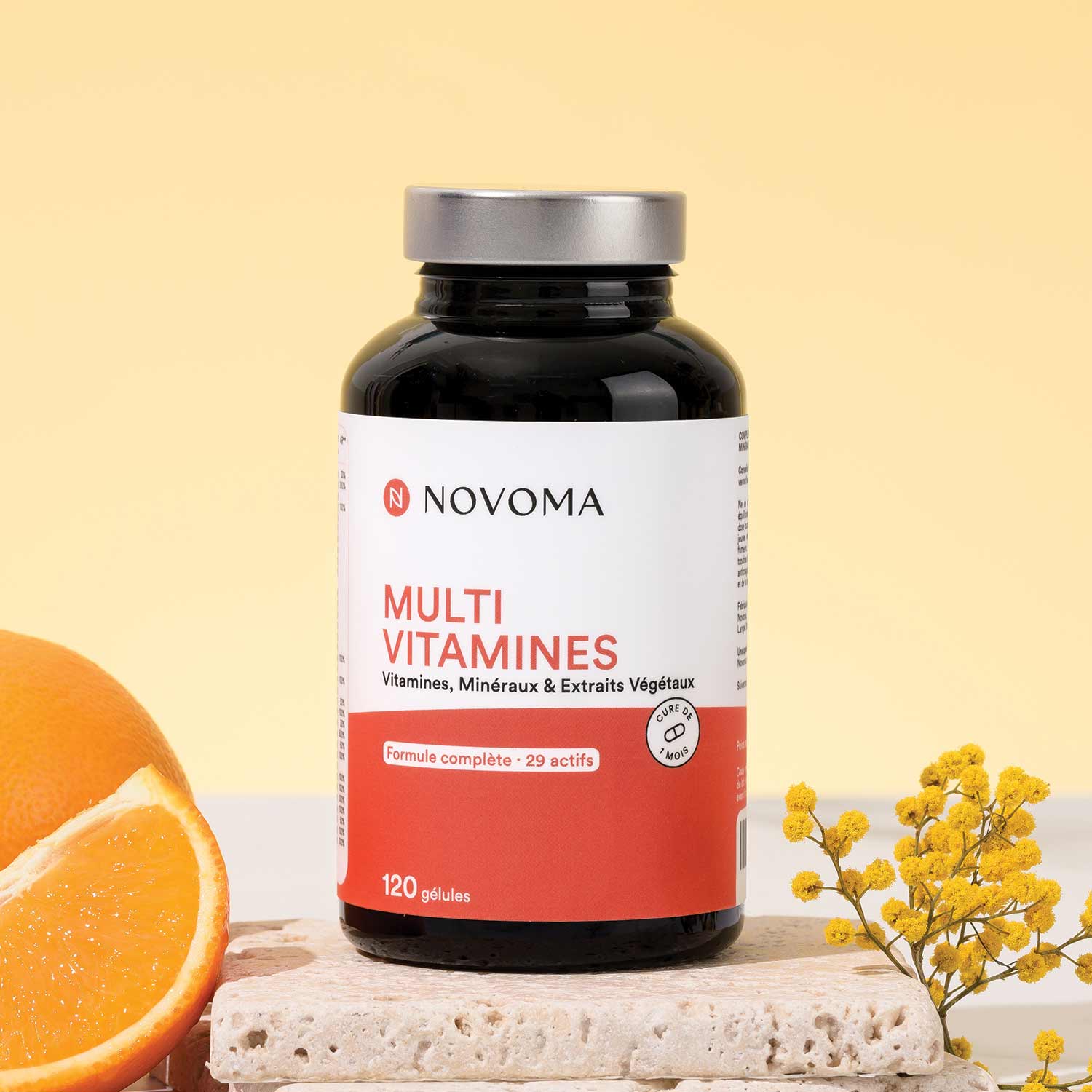 Multivitamines de Novoma formule complète de 29 actifs